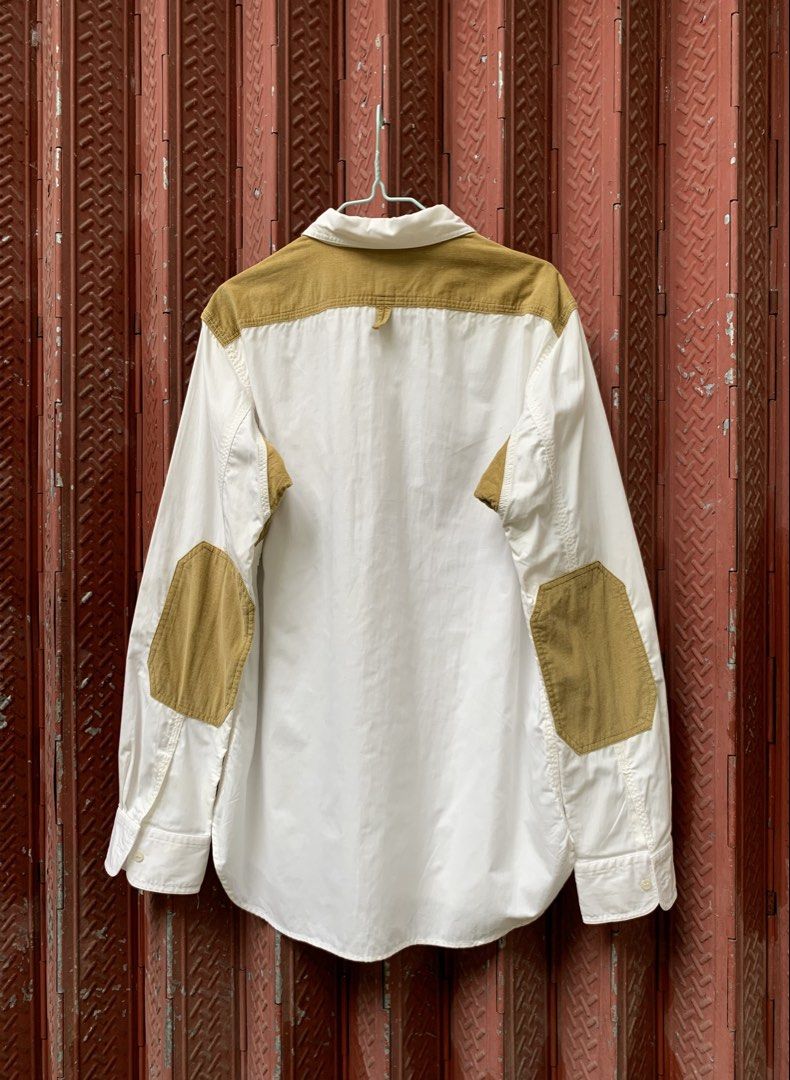 Junya Watanabe MAN Corduroy Panel Shirt (Category: Tshirts & Polo Shirts ) located in Buhi. Submitted by __sibol (Listing ID 1469787104, Image 2). Description: Junya Watanabe MAN 2000s Corduroy Panel Shirt Measurements: Width: 20.5” Length: 29” Sleeves length: 26”.