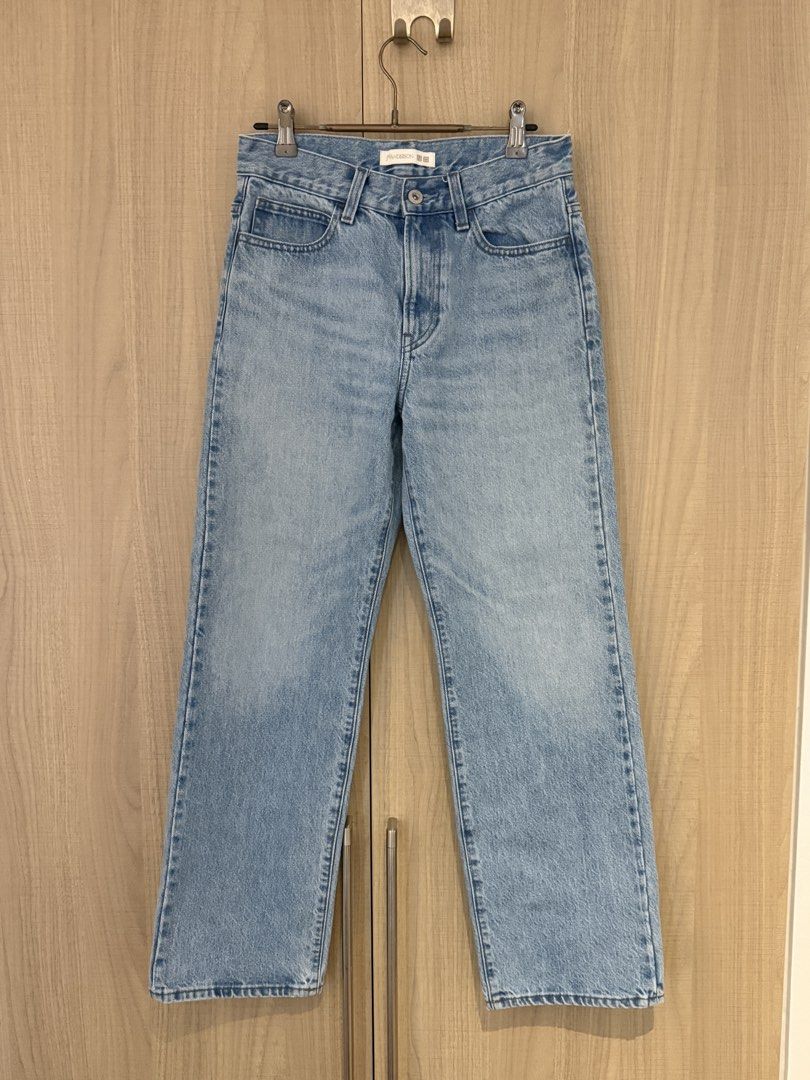JW Anderson Straight Jeans - light wash (Category: Jeans) located in Manila. Submitted by rekeep_shop (Listing ID 1469824608, Image 1). Description: Size 24 Makati Area Gcash / BPI payment only.