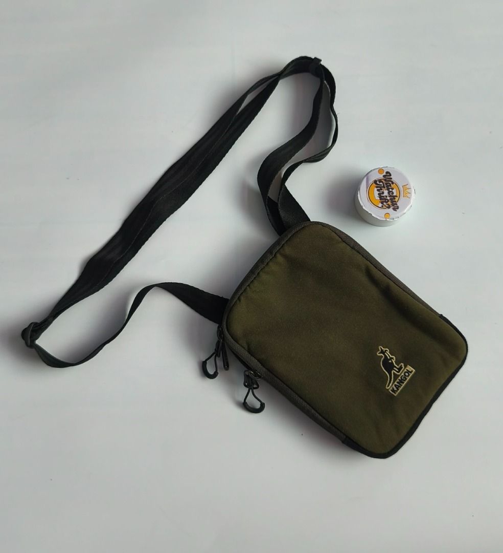 Kangol Logo Vertical Sling Bag (Category: Sling Bags) located in Manapla. Submitted by gentleturtle_3dc683 (Listing ID 1469924888, Image 1). Description: Kangol Logo Vertical Sling Bag 💵 ₱ 390 📏 Size: 5 x 7 🎨 Color Rate: 9.5 /10 or better ✨ Condition: Great Pre-loved thrifted item. 💬 Message us for inquiries!.