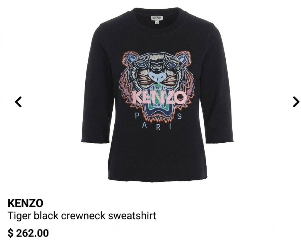 Kenzo Paris Black Embroidered logo Top (Category: Longsleeves) located in Quezon City. Submitted by chph2nd (Listing ID 1469761308, Image 1). Description: medium on tag. but can fit up to large frame..