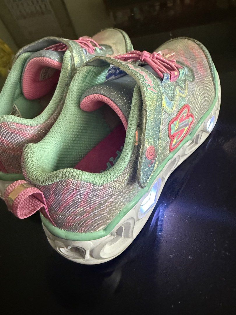 Kid’s Shoes Size 31-32 (Category: Kids Wardrobes & Storage) located in Quezon City. Submitted by fashionmanilaph (Listing ID 1469930942, Image 2). Description: For Sale used (but not abused) kids shoes Skechers (with lights) size 31- 500.00 Florsheim Black shoes size 32 - 400.00 H&M rubber shoes size 32 - 300.00 Shoes only. No more box. Please check individual photo of items. Available for pick up or delivery (SF c/o Buyer).