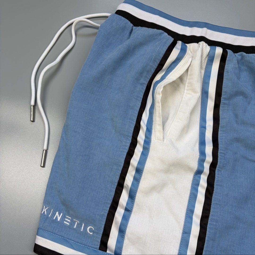 Kinetic (Category: Activewear) located in Cavite. Submitted by onebeancent (Listing ID 1469933709, Image 3). Description: Size: Medium (28 to 34 Waistline) Dimension: 15" Length (Above knee) Color: Skyblue Color Rate: 10/10 Issue: Slight crotch thinning Condition: Excellent overall Price: 350php Additional Shipping Fee (J&T Small Pouch) 75php Luzon 100php visayas 120php mindanao.
