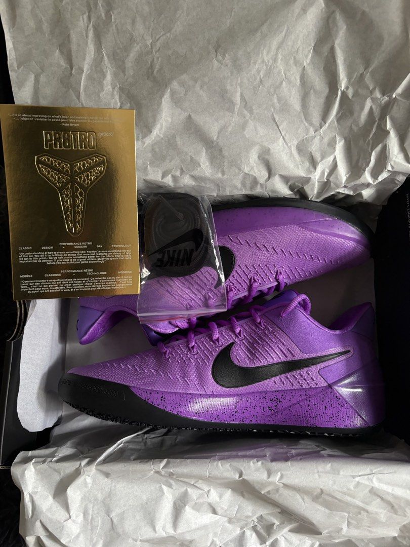 Kobe AD “Purple Stardust” (Category: Sneakers) located in Quezon City. Submitted by kirkmiguelreyes (Listing ID 1469773163, Image 1). Description: BNEW size 9 Complete - with box, extra lace and receipt still nego! 🫱🏻‍🫲🏼.