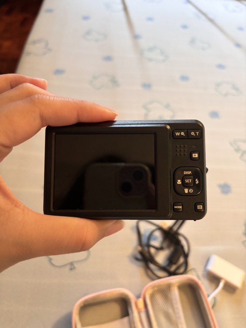 Kodak PixPro Blue FZ55 (Category: Cameras) located in Dasmarinas. Submitted by luckygrlexi (Listing ID 1469942993, Image 3). Description: - Model: Blue Kodak PixPro digital camera (compact and lightweight) - Condition: Clean body, works normally - Ready to use: Includes a 64GB SanDisk Ultra SD memory card - Accessories included: Pink zippered protective case, USB cable, type C card reader - rfs: don’t really use it anymore BILHIN NYO NA PLEASEEEE