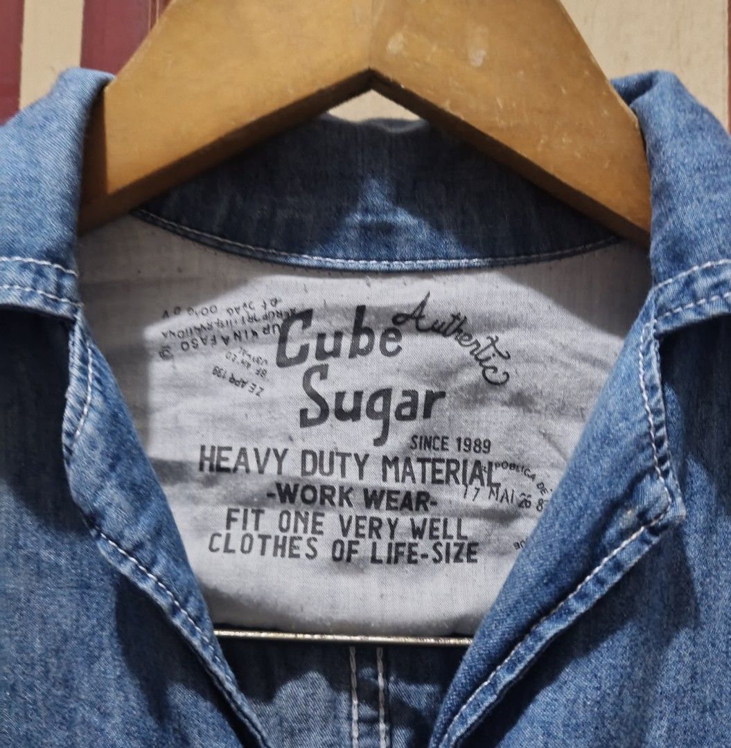 (L-3XL) Cube Sugar Chambray Dress Long Top (Category: Dresses) located in Quezon City. Submitted by ginghamgirlie (Listing ID 1469943567, Image 3). Description: SIZE ON TAG: M BEST FITS: L-3XL MEASUREMENTS chest: 48 inches waist: 48 inches hips: 49 inches length: 32 inches 📌 PLEASE NOTE • Sizing is based on the actual measurements of the garment, not the tagged size. • Pre-owned pieces may differ from the tagged size due to stretching, shrinkage