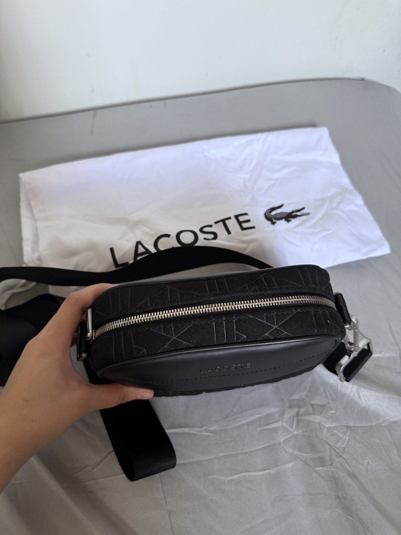 Lacoste bag (Category: Sling Bags) located in Marikina City. Submitted by princessladjahasan (Listing ID 1469831453, Image 2). Description: twice used no scratch, can pass as brand new negotiable .