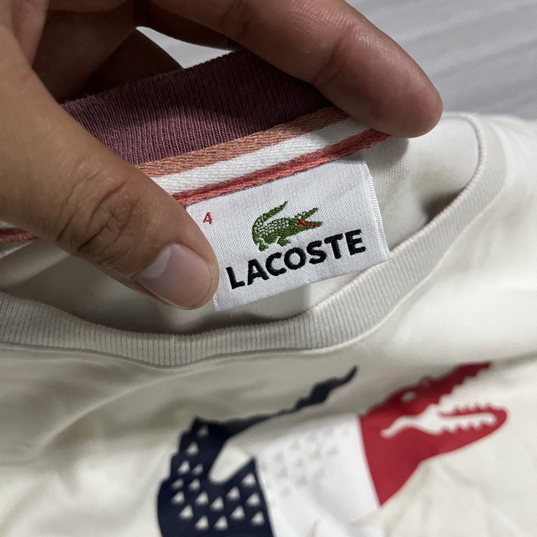 LACOSTE BIGLOGO (Category: Luxury Apparel) located in Iloilo. Submitted by thrift2cali (Listing ID 1469782614, Image 3). Description: 22 / 27 EXCELLENT NEEDS WASH 9.5 / 10.