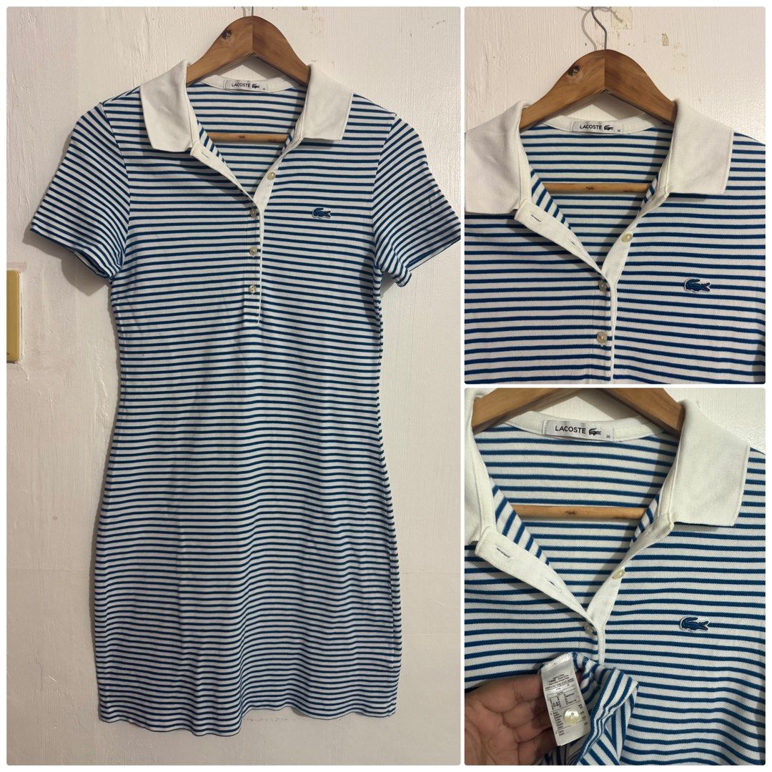 Lacoste Dress (Category: Luxury Apparel) located in Echague. Submitted by jenniferbo94771 (Listing ID 1469783880, Image 1). Description: Lacoste Dress Size 36 fit Small-Med Almost new! Ganda 980.