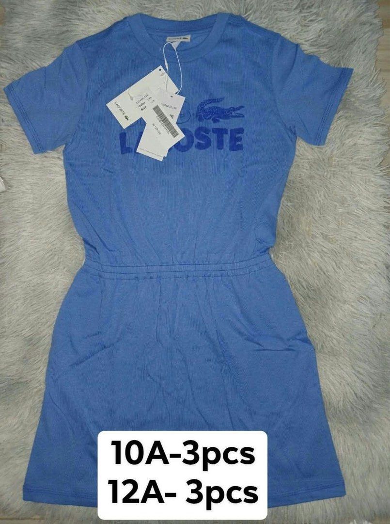 Lacoste Dress for Kids (Category: Babies & Kids Fashion) located in Santa Rosa. Submitted by miqboutique (Listing ID 1469777466, Image 1). Description: Lacoste Dress ₱2,299 + SF • Ready to ship • Guaranteed Original Fb page: Miq's Boutique.