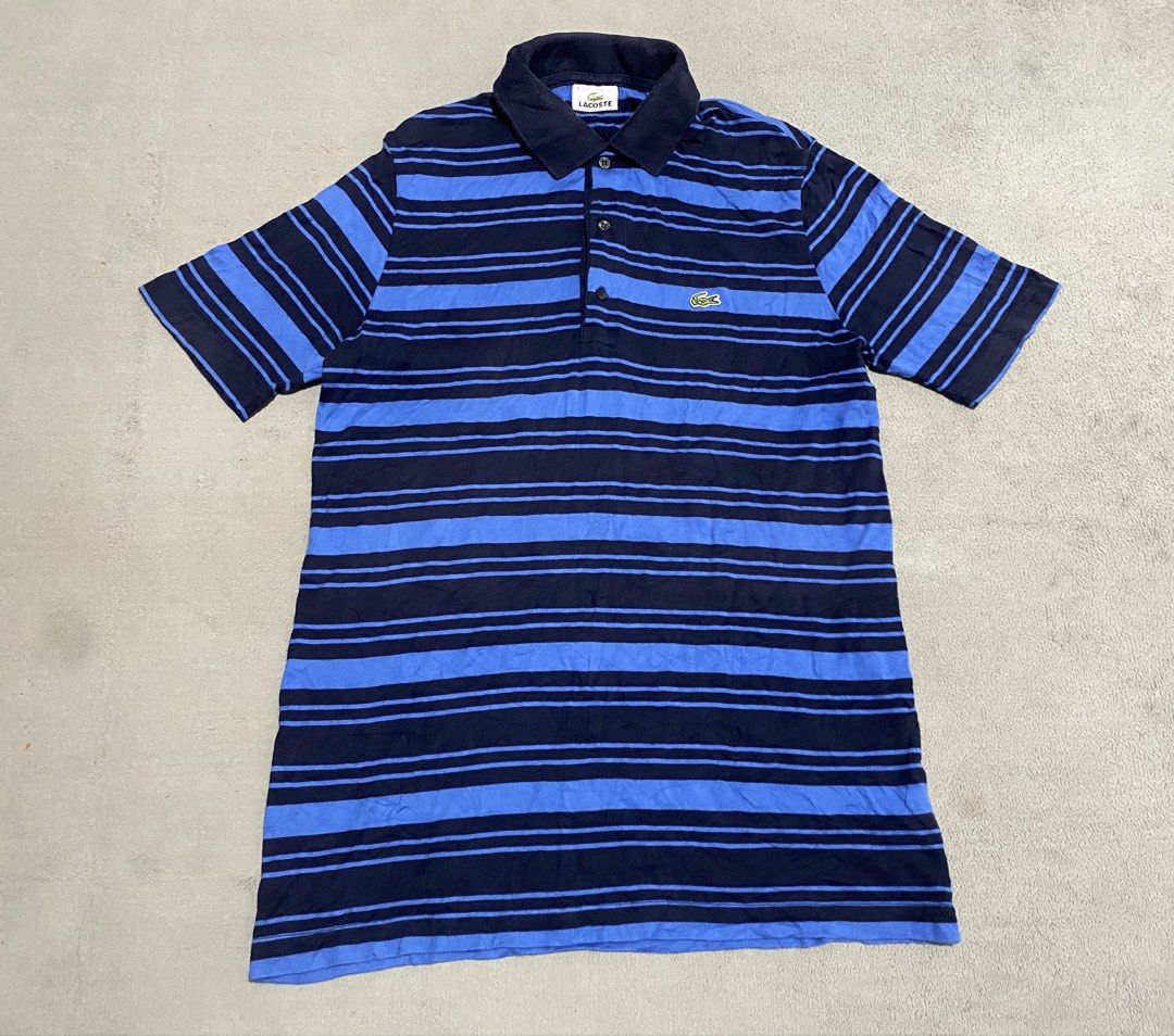 Lacoste polo shirts (Category: Tshirts & Polo Shirts ) located in Tabaco. Submitted by centthrif55361 (Listing ID 1469848397, Image 1). Description: Lactose Size 3 on tag W:18.4 L:27.3 Very good condition Color rate 9.5/10 Issue last photo Need wash .