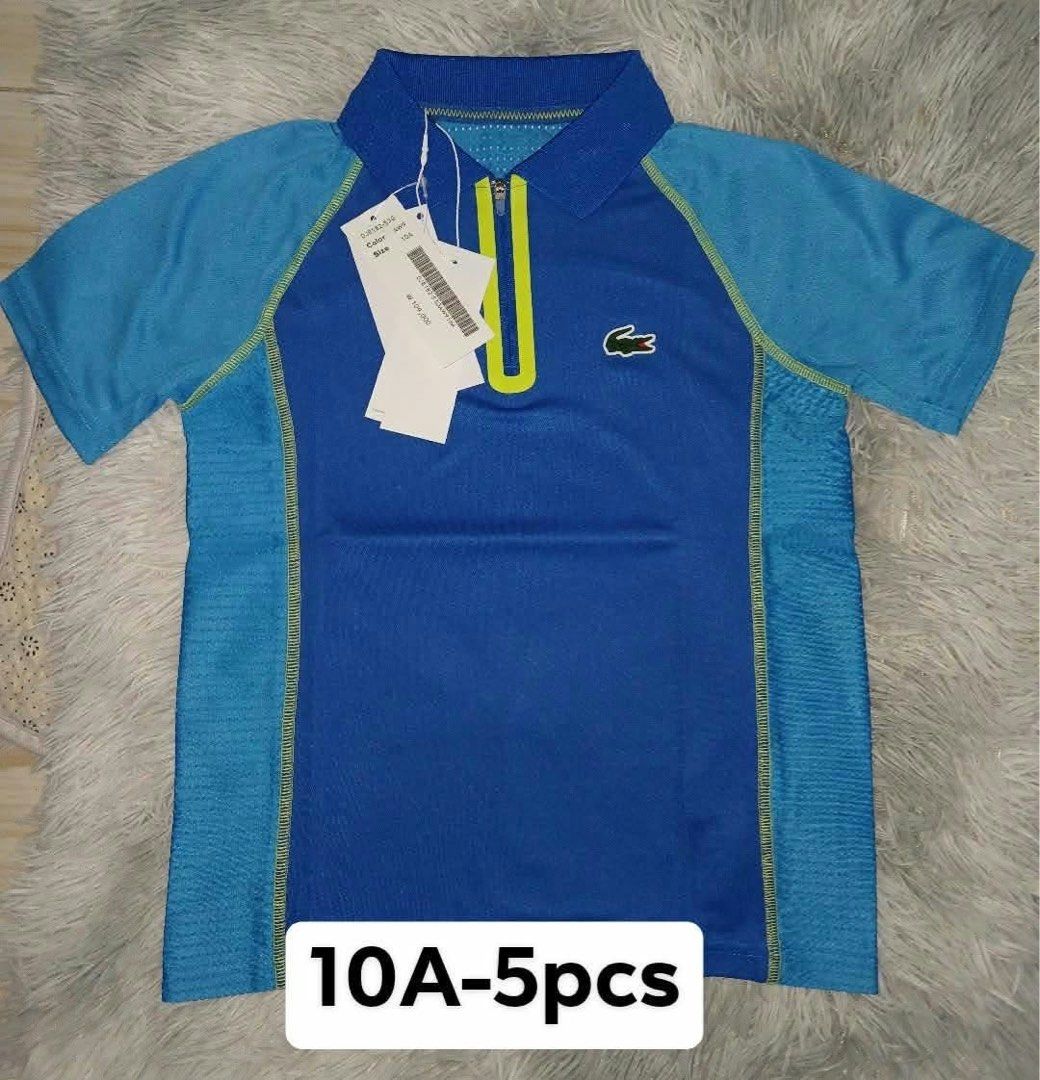 Lacoste Polo Shirts for Kids (Category: Babies & Kids Fashion) located in Santa Rosa. Submitted by miqboutique (Listing ID 1469777319, Image 1). Description: Lacoste Shirts for Kids ₱2,299 + SF • Ready to ship • Guaranteed Original Fb page: Miq's Boutique.