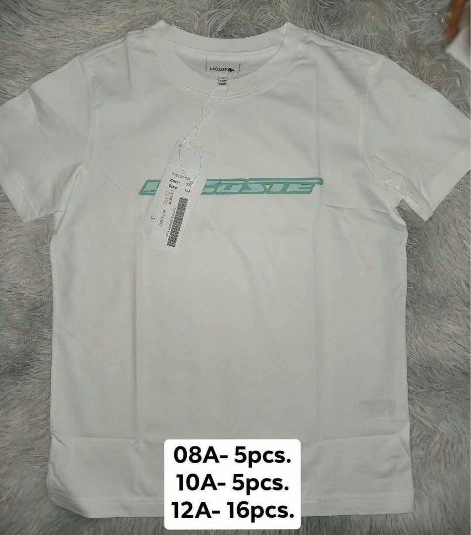 Lacoste Shirts for Kids (Category: Babies & Kids Fashion) located in Santa Rosa. Submitted by miqboutique (Listing ID 1469777147, Image 1). Description: Lacoste Shirts for Kids ₱2,000 + SF • Ready to ship • Guaranteed Original.