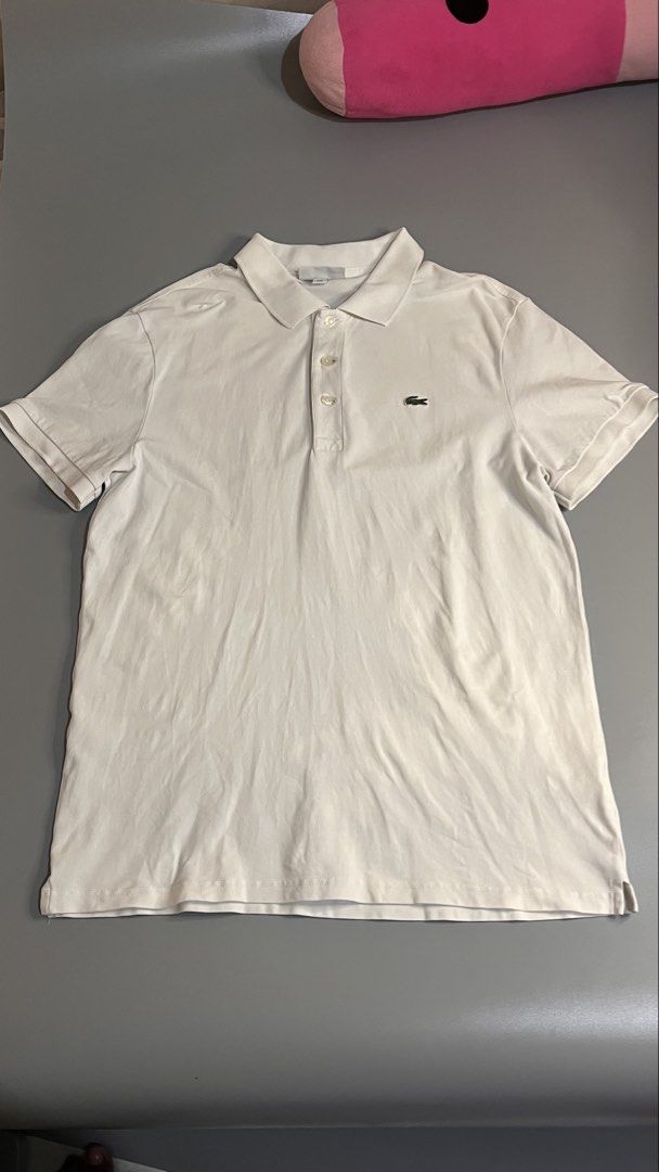 Lacoste White Polo shirt (Category: Tshirts & Polo Shirts ) located in Manila. Submitted by michaelcollection28 (Listing ID 1469824067, Image 2). Description: ✨LACOSTE POLO SHIRT ✨️ ■Photos may vary due to lighting ■size: EXCELLENT SIZE LARGE 5 ■authentic ■complete tags ■Condition: excellent near new condition ■Color Rate: 9.8/10 ■issue:none ₱rice:📥📥 DM to purchase🤙🤙 PAYMENT FIRST GCASH PAYMENT 💳 J&T COURIER ✈️ 📌LOCATION BACOLOD CITY,NEGROS