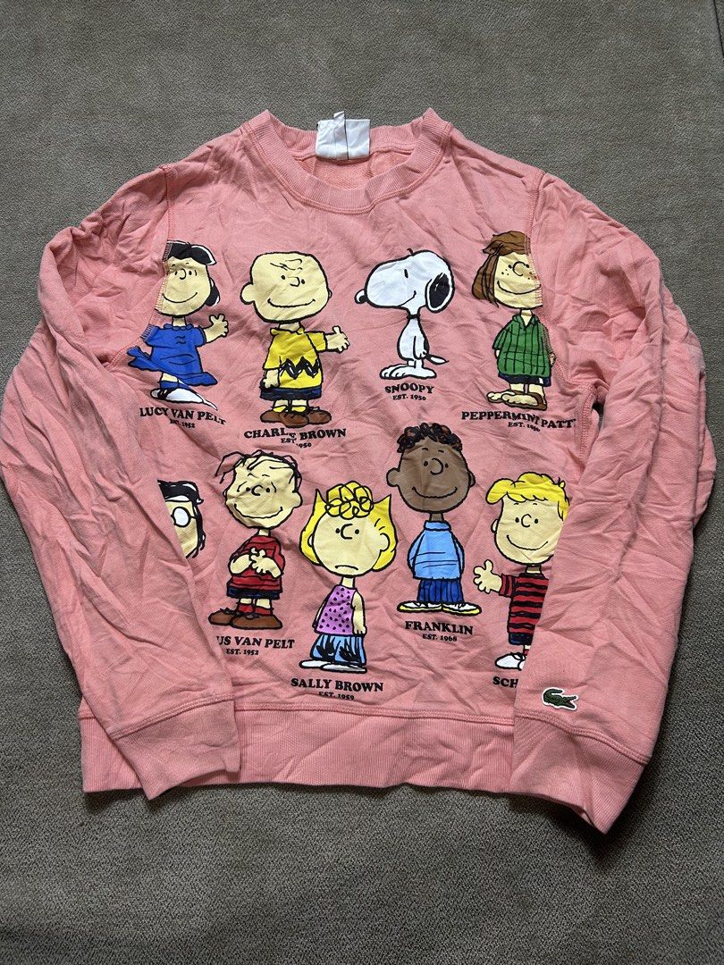 Lacoste x Peanuts (Category: Activewear) located in Aurora. Submitted by snoworiontwinkle_08 (Listing ID 1469859835, Image 1). Description: Maganda No issue Like new Dm me M to L.