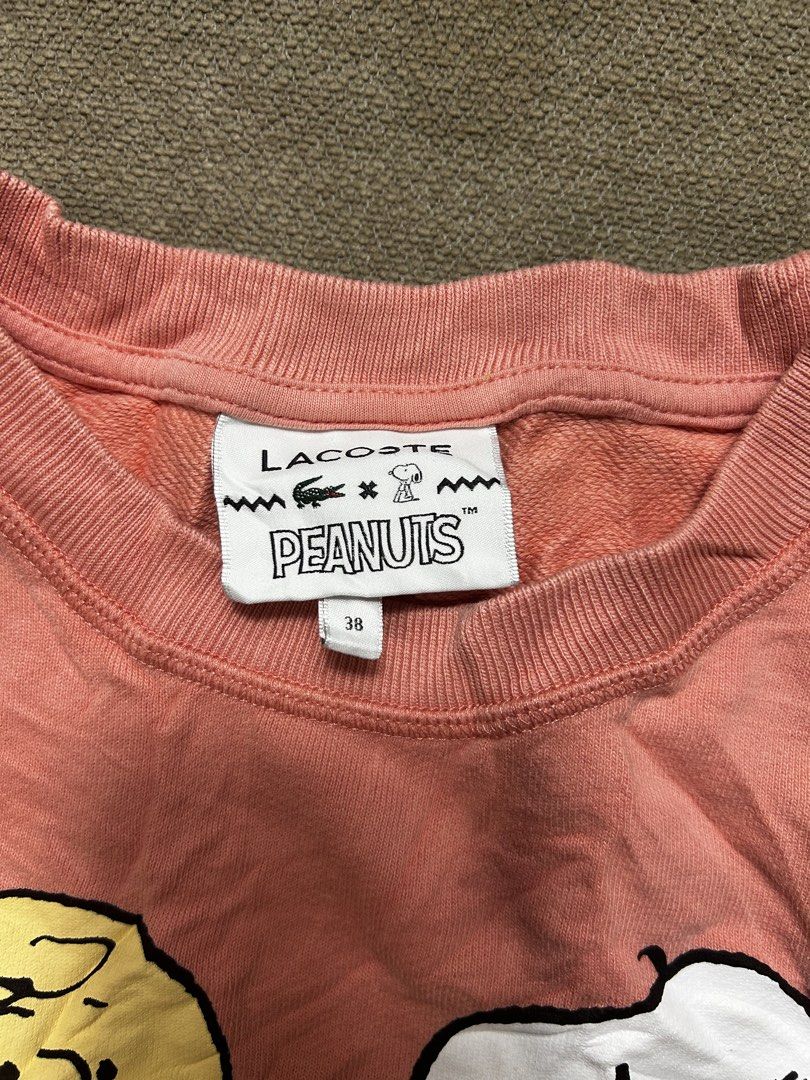 Lacoste x Peanuts (Category: Activewear) located in Aurora. Submitted by snoworiontwinkle_08 (Listing ID 1469859835, Image 3). Description: Maganda No issue Like new Dm me M to L.