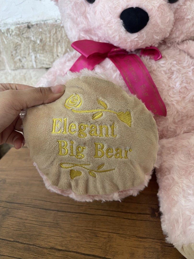 large light pink textured plush teddy bear 25inches (Category: Plushies & Soft Toys) located in San Fernando. Submitted by dntjapansurpluselyu (Listing ID 1469888123, Image 3). Description: .