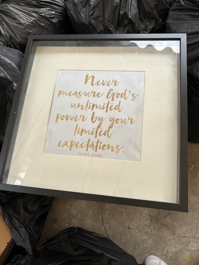 large Square IKEA Frames (Category: Wall Decor) located in Singapore. Submitted by rarestone_5cc56b (Listing ID 1469783600, Image 1). Description: Meet up only 27 Oct 2026, Tue 11 am - 3 pm I have 3 pcs.