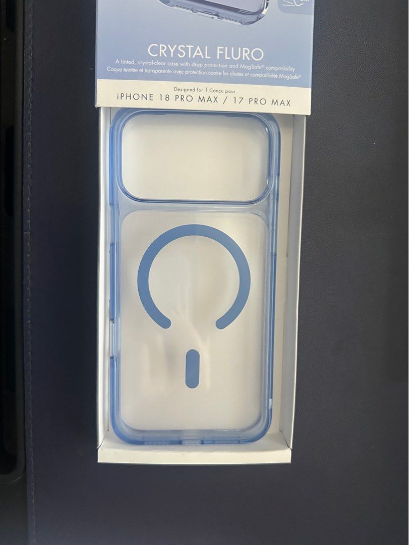 Laut Crystal Fluro MagSafe Case for IP 18PM (Category: Cases & Sleeves) located in Quezon City. Submitted by graceunderpressure (Listing ID 1469858879, Image 2). Description: Laut Crystal Fluro MagSafe Case for 18PM - in Blue Crystal 💙 - opened to check and try on, not used - for iPhone 18 Pro Max/17 Pro Max .