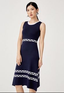 LB Gabby Collared Knit Midi Dress, Women's Fashion, Dresses & Sets ...