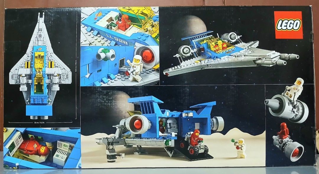 LEGO Galaxy Explorer 10497 Space System (Category: Lego & Building Sets) located in Manila. Submitted by brunobeaut55620 (Listing ID 1469867917, Image 2). Description: - Brand new, factory sealed LEGO 90th Anniversary set (Model 10497) - 1254 pieces featuring the iconic classic spaceship and rover - Includes 4 classic astronaut minifigures and a robot figure - Features opening cargo ramp, retractable landing gear, and detailed living quarters - I