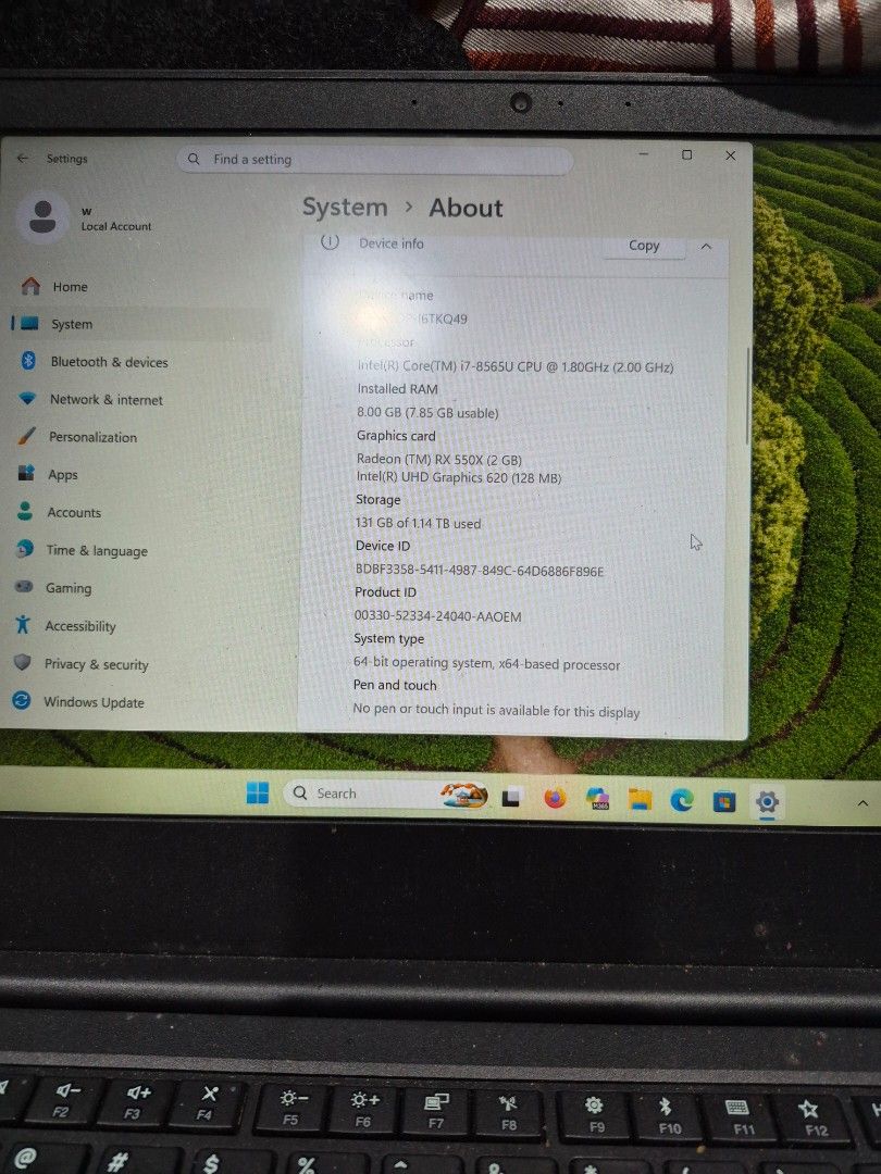 Lenovo ThinkPad E490 i7-8565U (Category: Laptops & Notebooks) located in Quezon City. Submitted by stu12300 (Listing ID 1469795995, Image 2). Description: w charger included history of repair (cmos battery replacement) 2 hr battery life negotiablw.