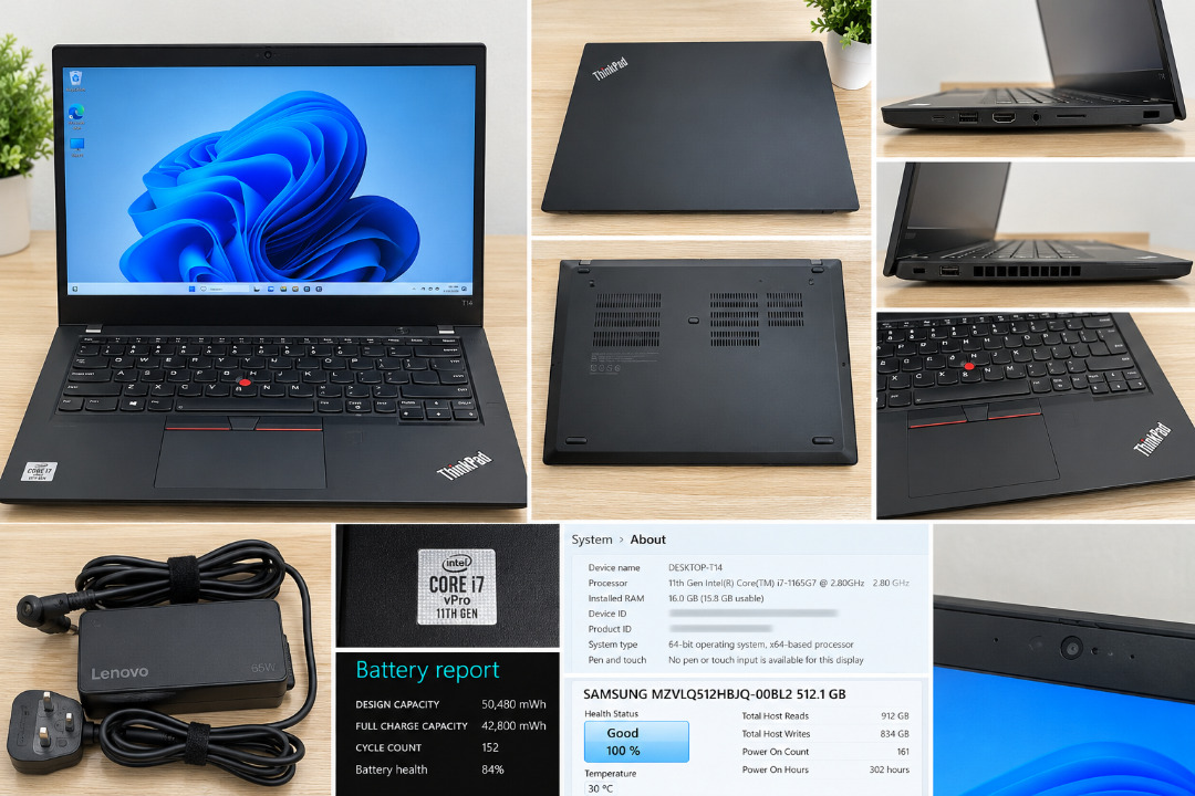LENOVO THINKPAD T14 GEN 2 – PREMIUM BUSINESS LAPTOP, Computers & Tech ...