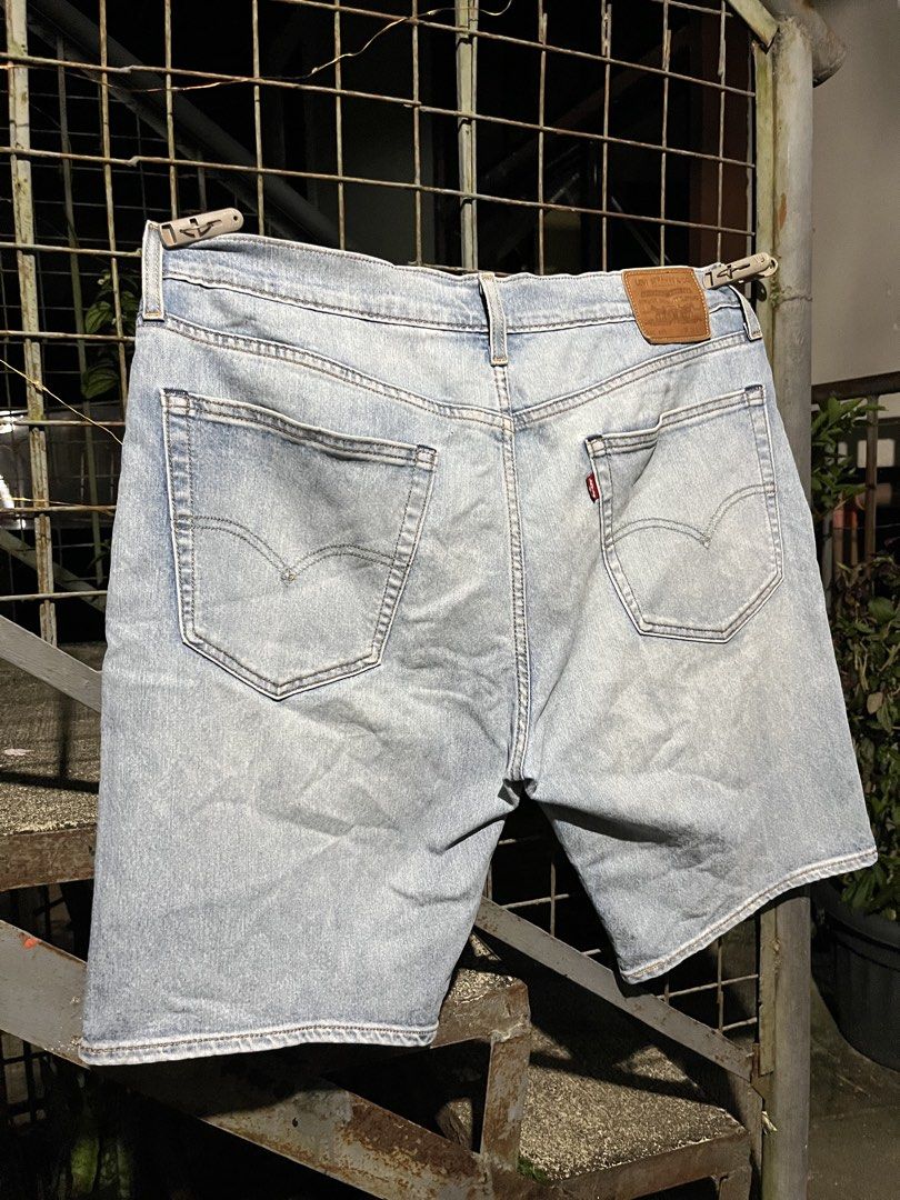 LEVIS DENIM JORTS (Category: Shorts) located in Baguio. Submitted by closetgc.clothingshop (Listing ID 1469773129, Image 3). Description: Levis denim Jorts 36 waist on tag 20.5” length 11.5” leg opening.