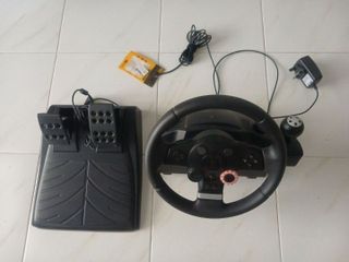 Logitech G923 Driving Force Racing Wheel and Pedals, Video Gaming ...