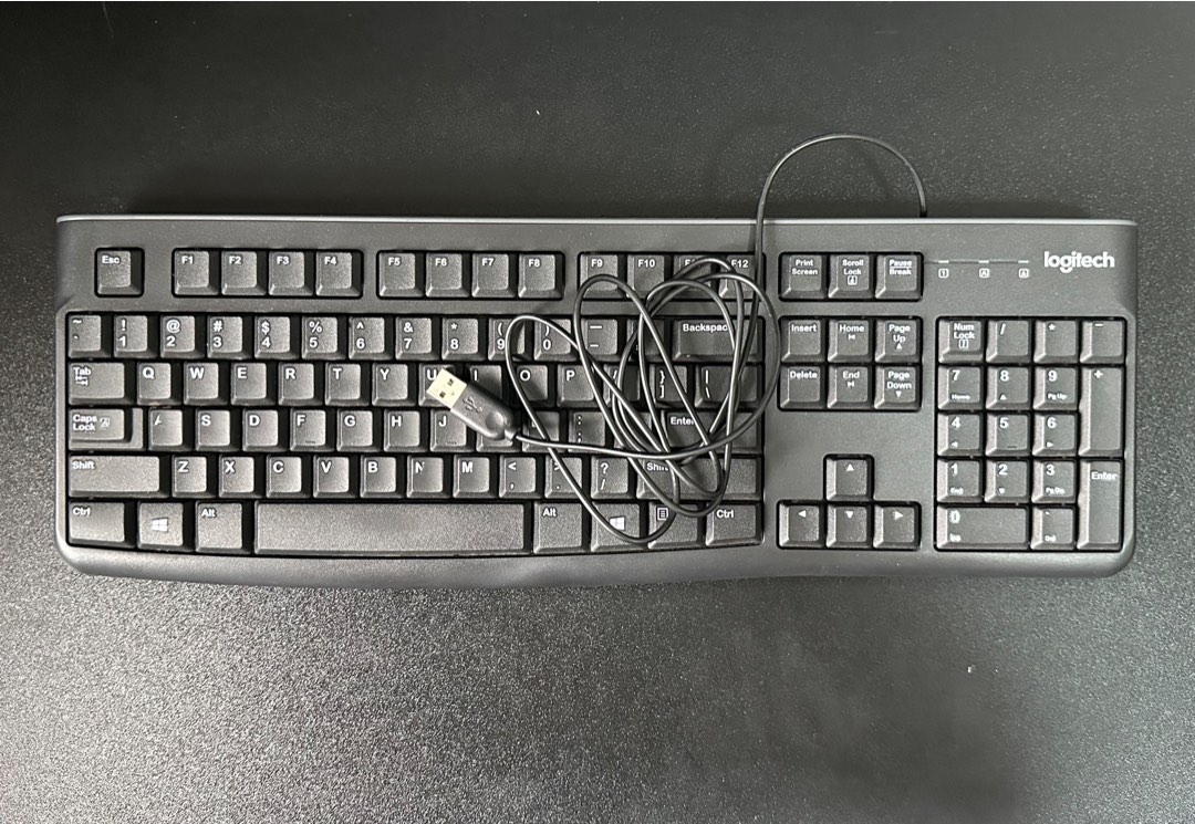 Keyboard Number Pc Logitech Wired Keyboard with Numeric Keypad, Computers & Tech, Parts ...