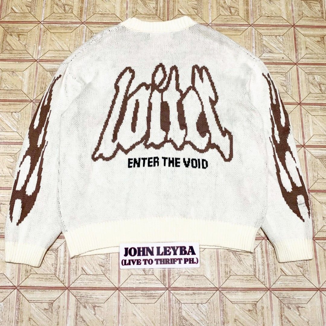 Loiter Knitted Sweater (White) (Category: Coats, Jackets and Outerwear) located in San Pablo. Submitted by johnleyba15 (Listing ID 1469772609, Image 2). Description: Loiter Knitted Sweater (White) 1,500 freeshipping na Medium to Large Size (L28 W23) 10/10-Good As New (No issues) 100% Legit Pm na lang sa lahat ng interesado .