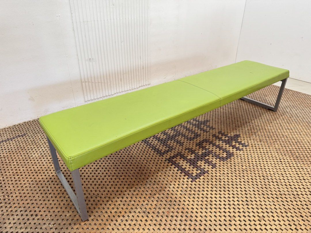 Long bench (Category: Chairs) located in Quezon City. Submitted by matetdevis13 (Listing ID 1469867276, Image 3). Description: Steel Frame Long Bench Seat Price: 5,500 L71 x W16 x H15 In good condition Code JMD15-M160.