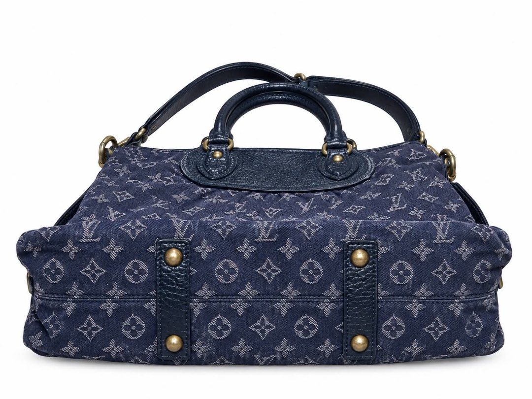 Louis Vuitton Black Denim Monogram Top/Hand Bag (Category: Luxury Bags & Wallets) located in Taguig. Submitted by luxecachevibe (Listing ID 1469933061, Image 2). Description: Good as new No issue .