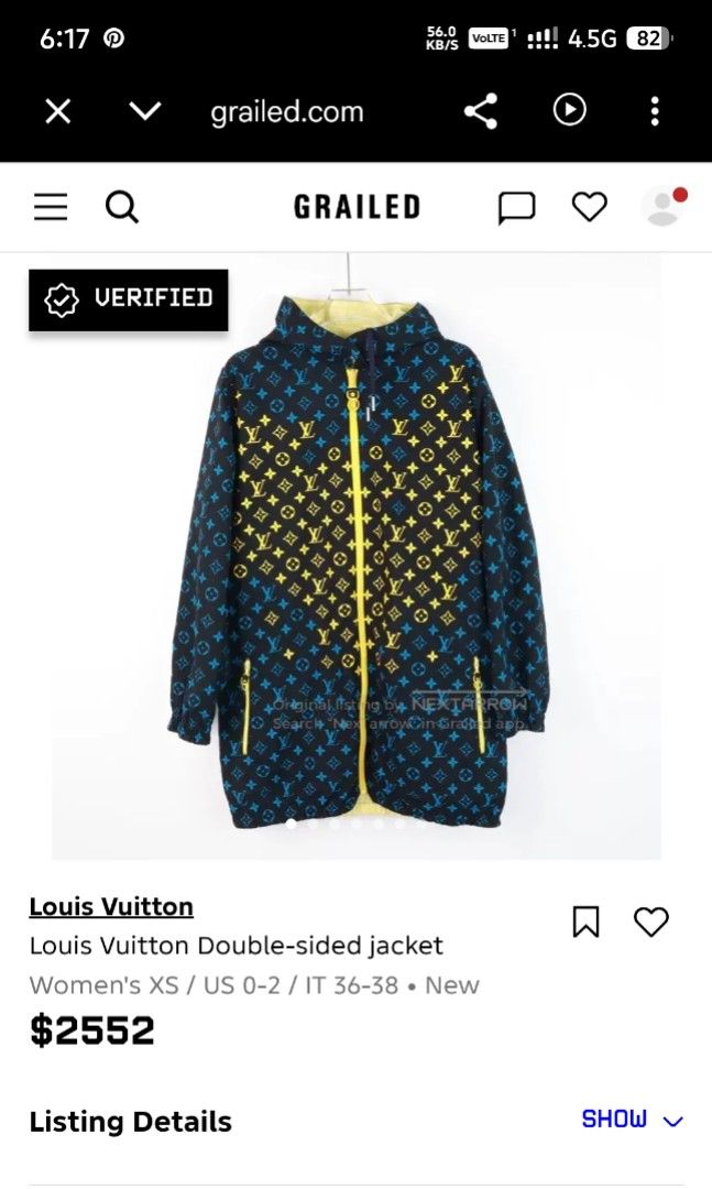 LOUIS VUITTON DOUBLE SIDED JACKET WOMENS (Category: Luxury Apparel) located in General Santos City (Dadiangas). Submitted by prins_thrifts101 (Listing ID 1469858967, Image 3). Description: ‎This item was bought sa Japan Surplus!! ‎ ‎Size ‎•Dimes In inches ( 20x29) ‎•Color rate 9.8/10 ‎•Excellent /asnew Condition ‎•Issue: mo issue needs wash ‎ ‎Unli vouch unli vc with item ‎Payment first Jnt or Cod LBC ‎+SF ‎LOCATION: General Santos City, Mindanao