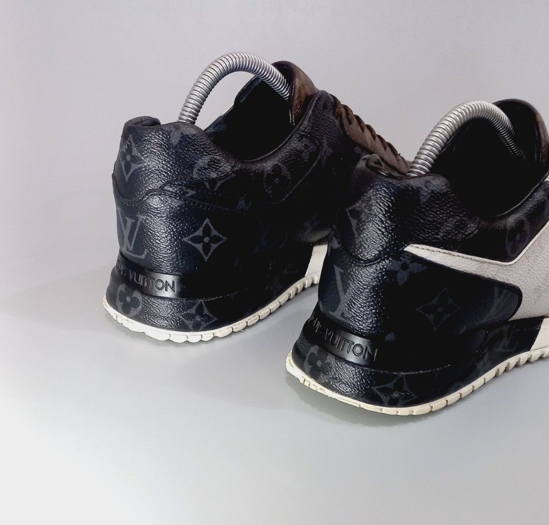 Louis Vuitton Monogram Runner Sneakers Multi-Color Size US 9 (Category: Sneakers) located in Cebu City. Submitted by MrLiks_123 (Listing ID 1469855964, Image 3). Description: Louis Vuitton Run Away Sneaker - Featuring the iconic tri-color monogram colorway (White/Brown/Black Size 8½ to 9 us / 41 ' 42 eur / 27 cm actual insole pad posted Used, minor crease ' drags, but still in great quality and well maintained condition Cebu Location Dm 📍 ******