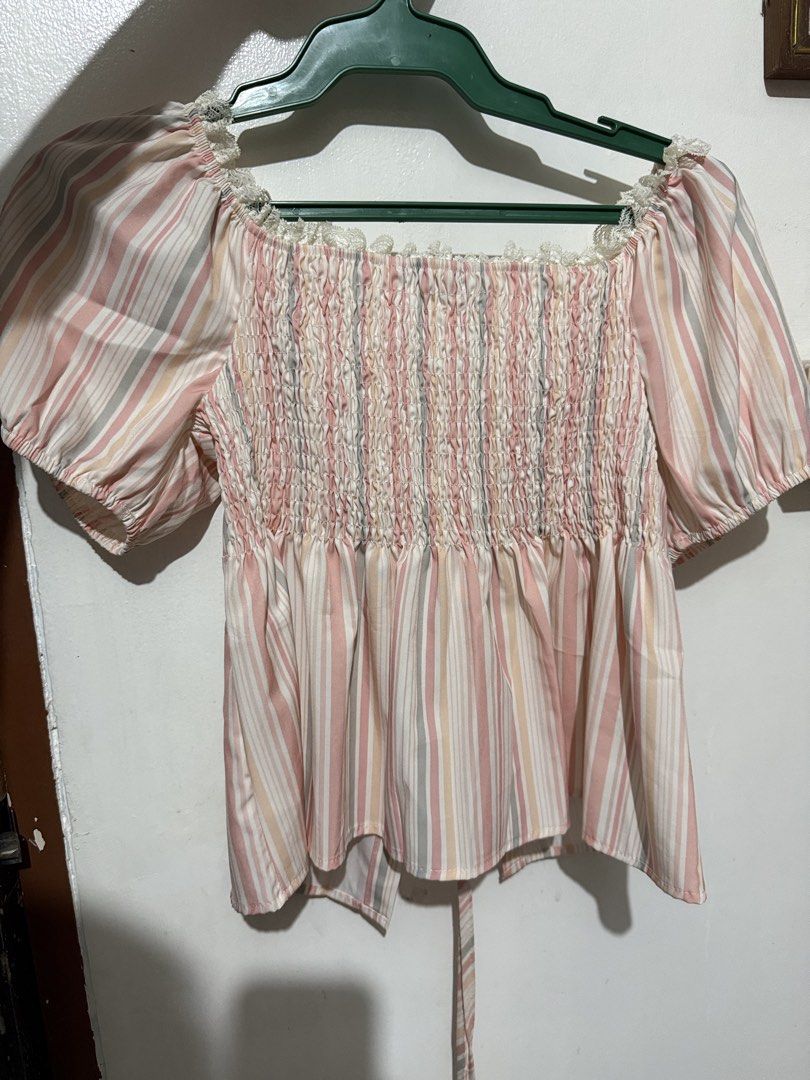 Lovito pink top (Category: Blouses) located in Adams. Submitted by adrchive (Listing ID 1469887000, Image 3). Description: - worn once.