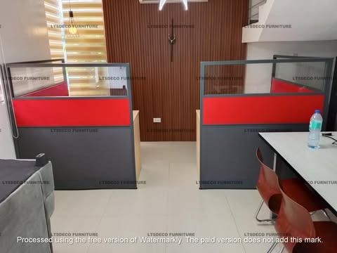 L-SHAPE WORKSTATION WITH GLASS OFFICE PARTITION (Category: Office Furniture & Fixtures) located in Quezon City. Submitted by cherry.ltsdeco (Listing ID 1469803310, Image 1). Description: LTSDECO Home and Office Furniture Trading MANUFACTURER • FABRICATOR • SUPPLIER Looking for office furniture, modular partitions, workstations, or customized furniture? We can help! LTSDECO Home and Office Furniture Trading is a trusted manufacturer, fabricator, a