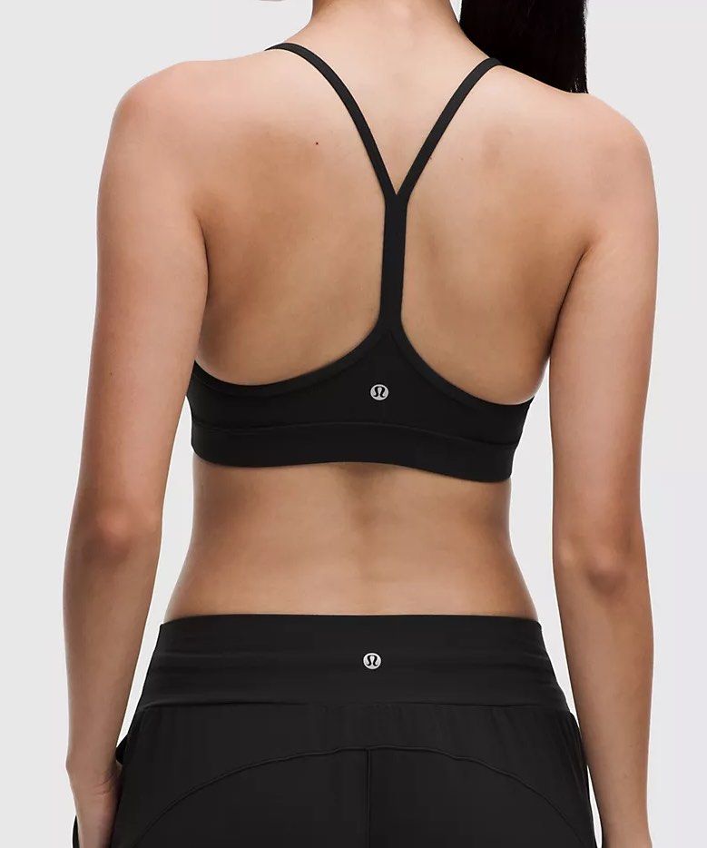 Lululemon Black Flow Y Bra (Category: Activewear) located in Makati City. Submitted by m_closetsale (Listing ID 1469790467, Image 2). Description: Size 8 Used twice .
