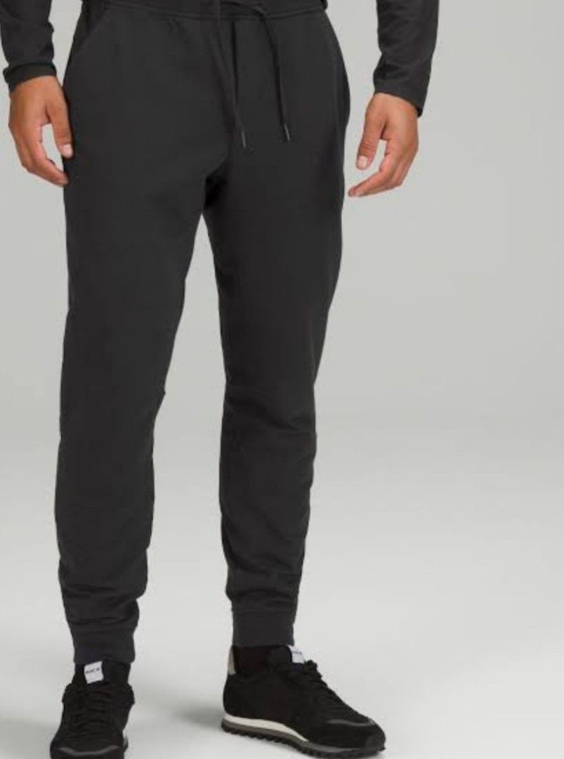 Lululemon Pants Jogger Black - Medium (Category: Activewear) located in Rizal. Submitted by timeless_shop (Listing ID 1469760974, Image 3). Description: Original Lululemon City Sweat Men's Jogger *** Like New*** - Size: Medium on tag - Waist: 14" flat laid - Length: 40 inches - Best fit: 29-33 waist 🌟 Condition: 9.9/10 Like New - No issue at all at malinis din ito 🎨 Color Rate: 9.9/10 - Black na black hindi luma 🧵 Fabric: City Sweat - malambot