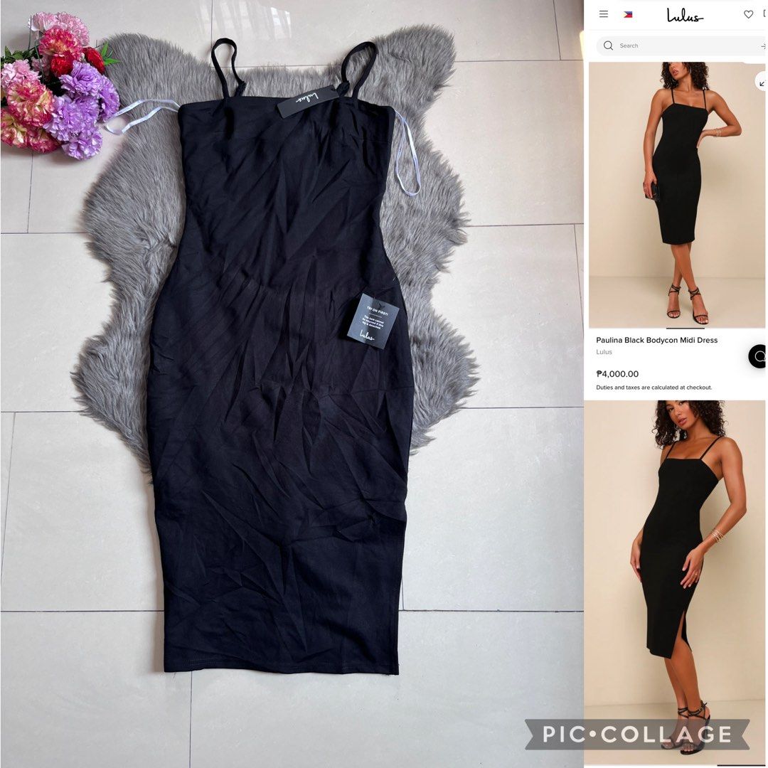 Lulus Little Black Dress (Category: Dresses) located in Manila. Submitted by sahm_shopfashion (Listing ID 1469803199, Image 1). Description: Squareneck black dress.