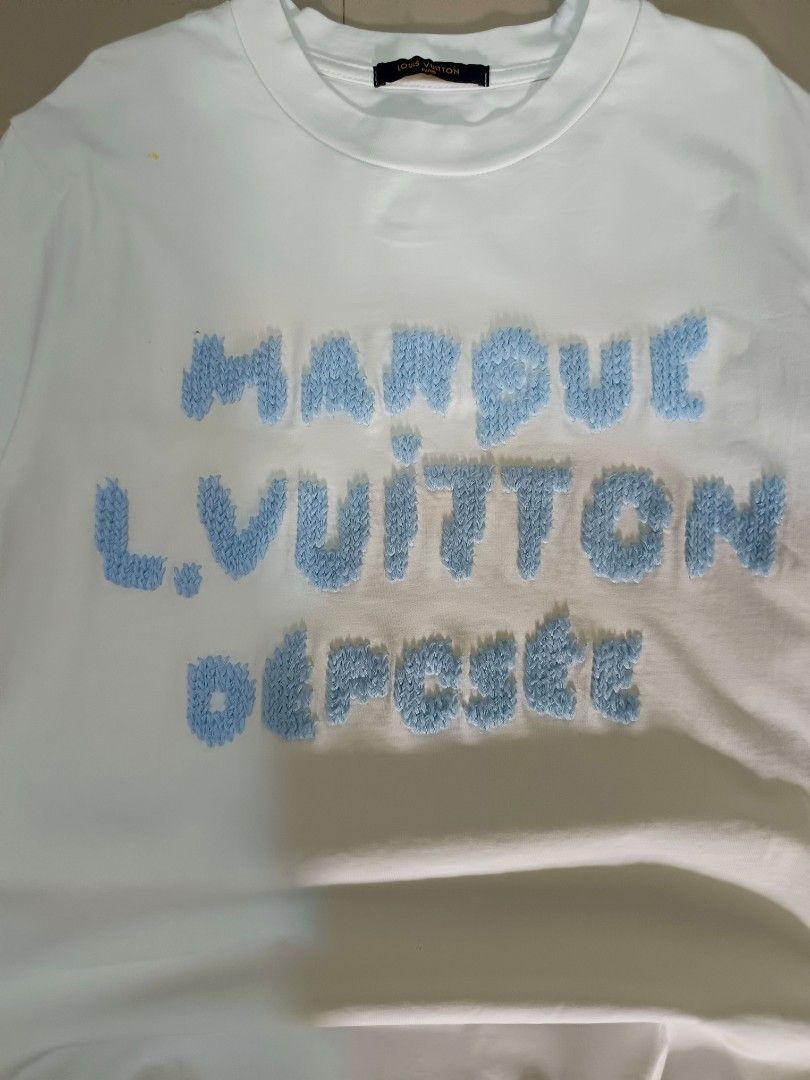 LV EMBROIDERY DESIGN (Category: Formal Shirts) located in Manila. Submitted by freedeer.dd6cce (Listing ID 1469841879, Image 2). Description: LV EMBROIDERY DESIGN EXCELLENT CONDITION GOOD CONDITION AS NEW COLOR RATE ISSUE STAIN NEED WASH/ PIN WHOLE SMALL 🤏 SIZE 28x20 PHP 400.