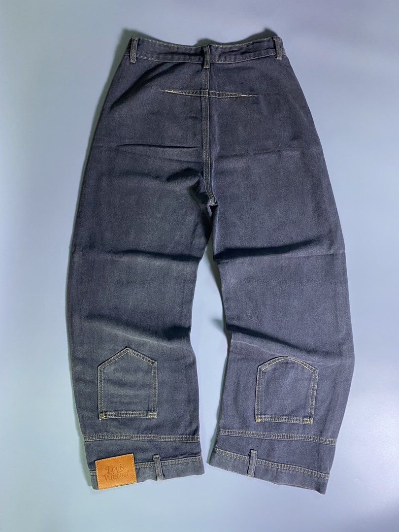 LV Inverted Pants (Category: Jeans) located in Manila. Submitted by knives.finds (Listing ID 1469933728, Image 3). Description: LV INVERTED PANTS OFF W 27 L 40 Thigh 12 LegOp 10 500 Free Shipping .
