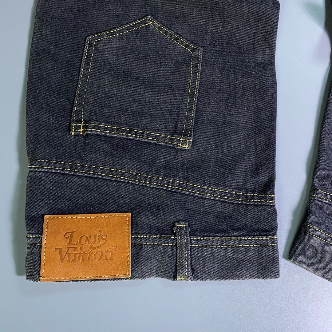 LV Inverted Pants (Category: Jeans) located in Manila. Submitted by knives.finds (Listing ID 1469933728, Image 1). Description: LV INVERTED PANTS OFF W 27 L 40 Thigh 12 LegOp 10 500 Free Shipping .