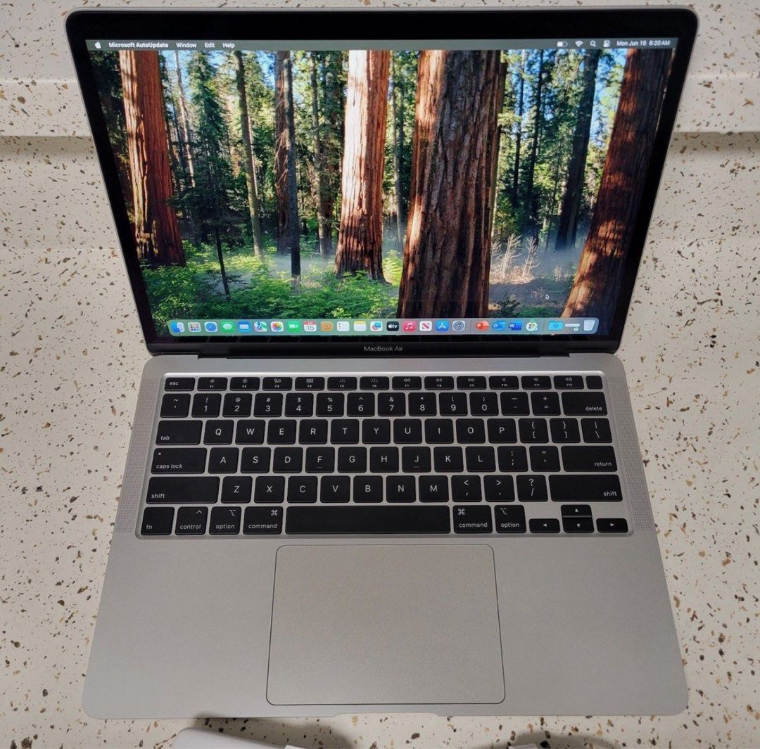 MacBook Air M1 2020 (Silver) with Charger (Category: Laptops & Notebooks) located in Quezon City. Submitted by annabananabread12 (Listing ID 1469944039, Image 2). Description: 15-in 8 GB / 256 GB M1 PM for more photos Excellent condition and lightly used. Includes MS Office (Word, Excel, Power Point) and TouchID. Charger included. RFS: I have a newer model and a MBP..