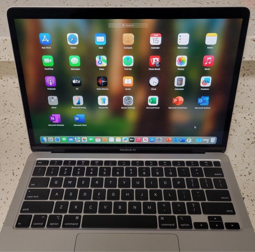 MacBook Air M1 2020 (Silver) with Charger (Category: Laptops & Notebooks) located in Quezon City. Submitted by annabananabread12 (Listing ID 1469944039, Image 3). Description: 15-in 8 GB / 256 GB M1 PM for more photos Excellent condition and lightly used. Includes MS Office (Word, Excel, Power Point) and TouchID. Charger included. RFS: I have a newer model and a MBP..