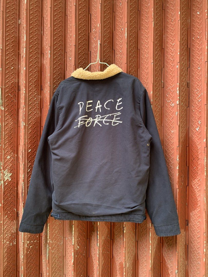 Madness x Carhartt WIP 2015 N-1 Deck Jacket (Category: Coats, Jackets and Outerwear) located in Buhi. Submitted by __sibol (Listing ID 1469785578, Image 2). Description: Madness x Carhartt WIP 2015 N-1 Deck Jacket Measurements: Width: 22” Length: 27.5” Sleeves length: 27”.