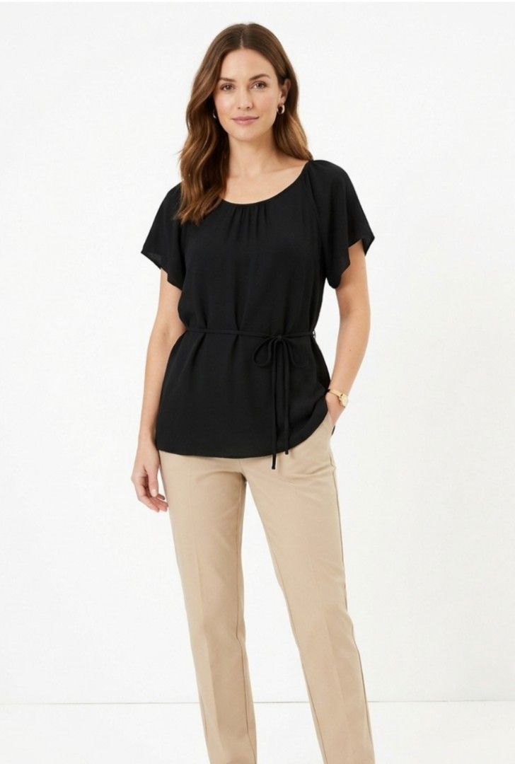 Marks & Spencer Black Top (Category: Blouses) located in Quezon City. Submitted by chph1st (Listing ID 1469857216, Image 1). Description: size: XL nwot..