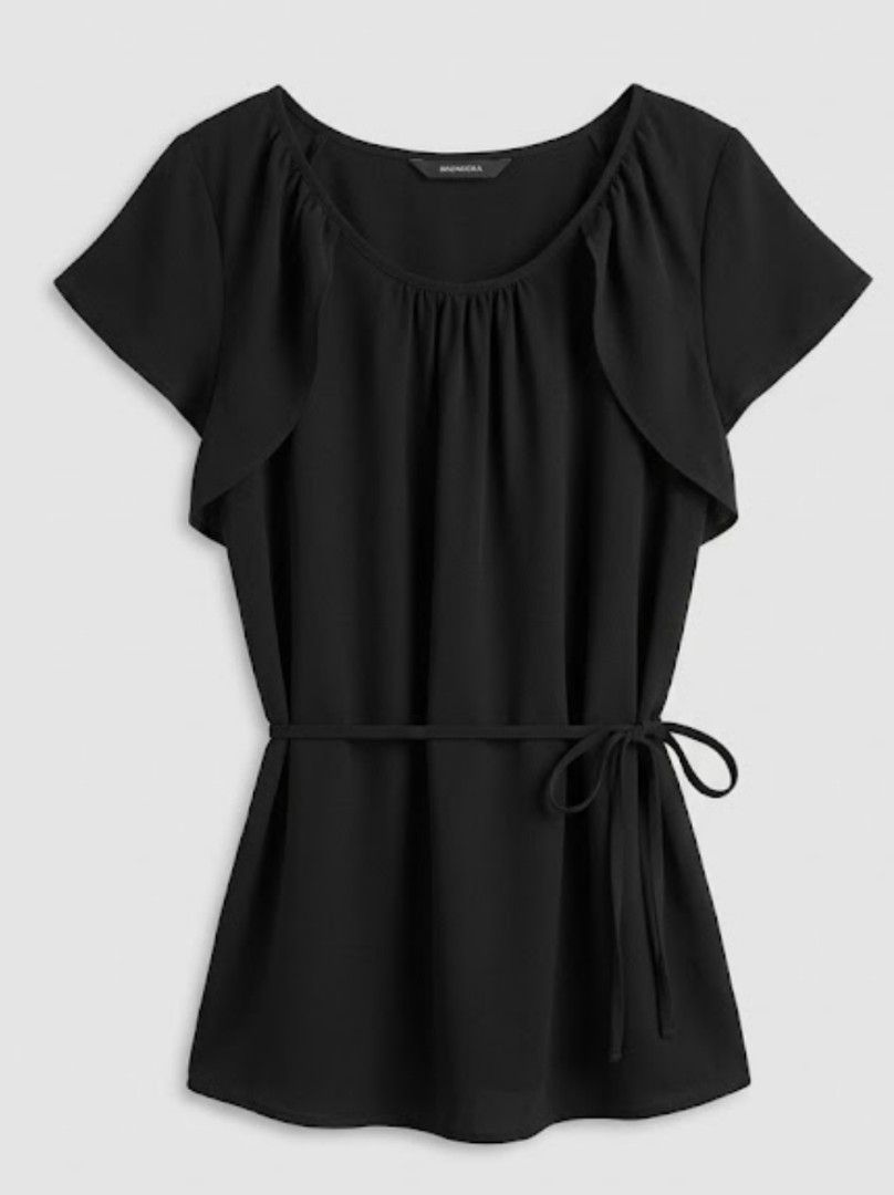 Marks & Spencer Black Top (Category: Blouses) located in Quezon City. Submitted by chph1st (Listing ID 1469857216, Image 2). Description: size: XL nwot..