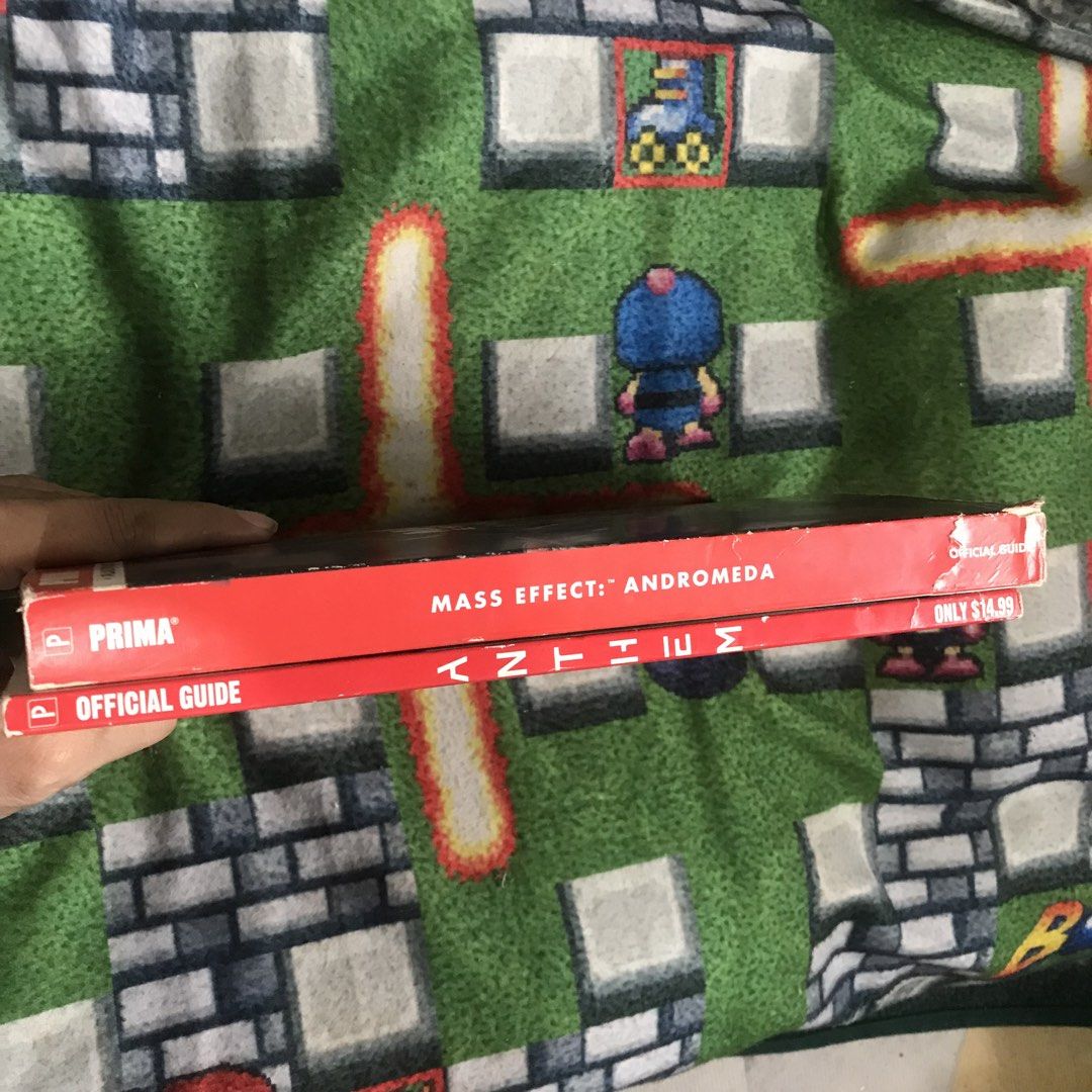 Mass Effect Andromeda & Anthem Official Strategy Guides Set (Category: Storybooks) located in Rizal. Submitted by makoroku89 (Listing ID 1469761422, Image 3). Description: - Bundle of 2 official Prima strategy guides: Mass Effect Andromeda and Anthem - Packed with maps, mission walkthroughs, and tactical data - Softcover books with clean pages inside - Light edge wear on covers from normal shelf storage Note: Please message me first before decide