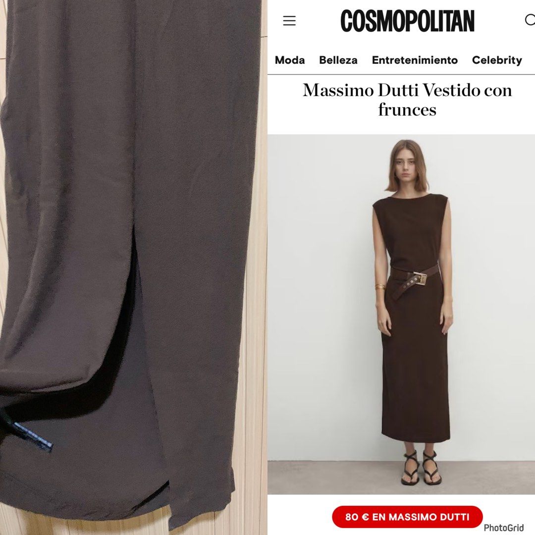 Massimo dutti brown midi dress with slit (Category: Dresses) located in Koronadal. Submitted by gstyledforless (Listing ID 1469869767, Image 3). Description: Has slit in the back Super flattering when worn Personal fave Posted on cosmopolitan Retails for 6k.