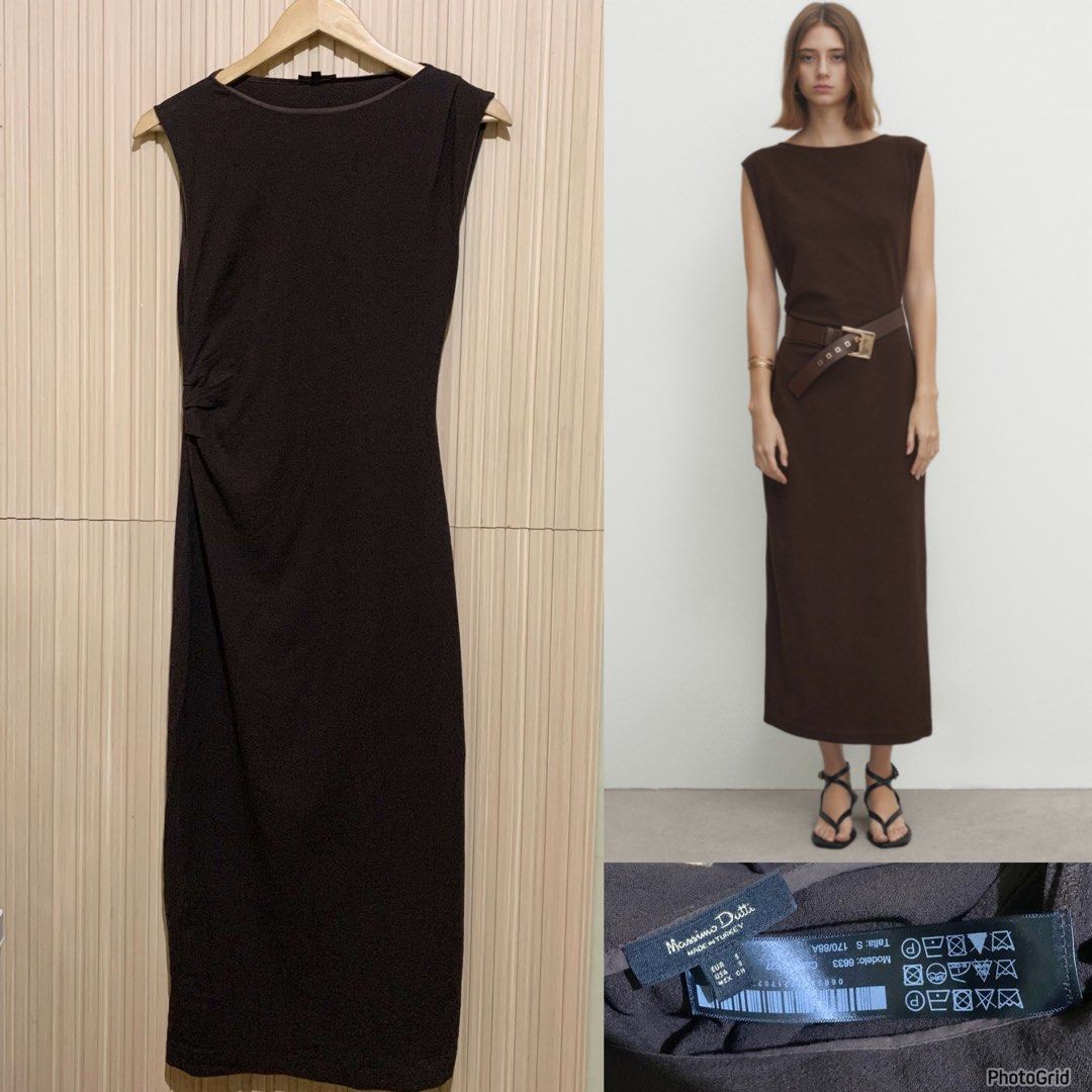 Massimo dutti brown midi dress with slit (Category: Dresses) located in Koronadal. Submitted by gstyledforless (Listing ID 1469869767, Image 1). Description: Has slit in the back Super flattering when worn Personal fave Posted on cosmopolitan Retails for 6k.